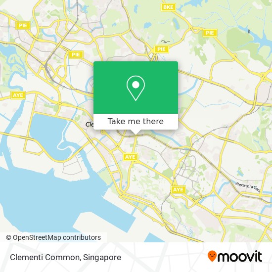 Clementi Common map