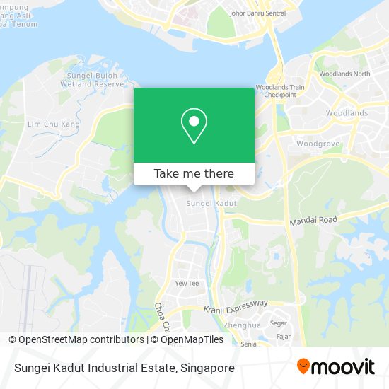 Sungei Kadut Industrial Estate地图