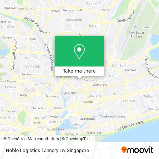 Noble Logistics Tannery Ln map