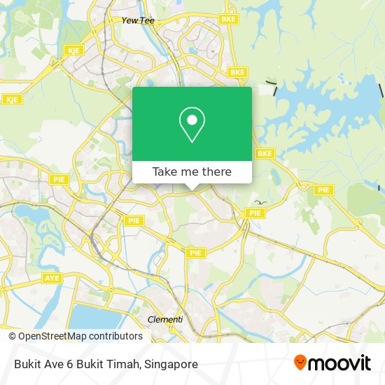 Bukit Ave 6 Bukit Timah地图