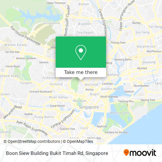 Boon Siew Building Bukit Timah Rd地图