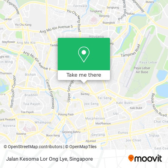 Jalan Kesoma Lor Ong Lye map