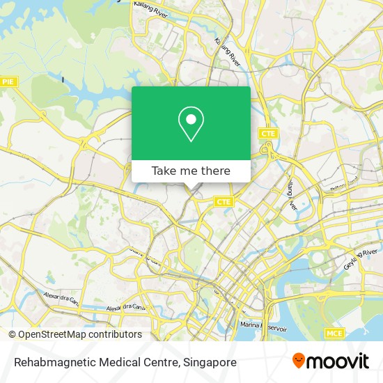 Rehabmagnetic Medical Centre map