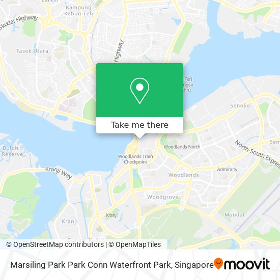 Marsiling Park Park Conn Waterfront Park map