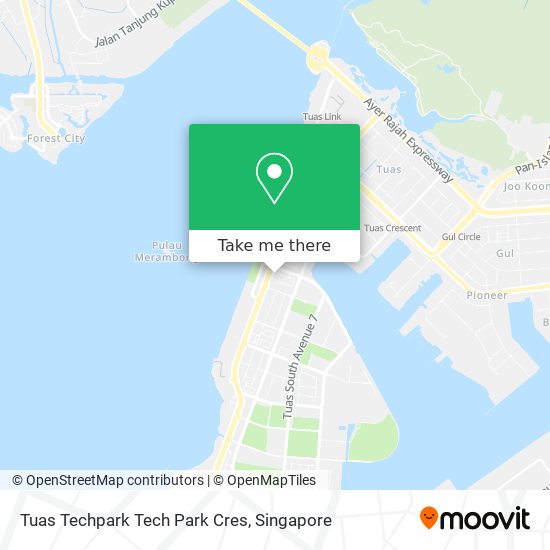 Tuas Techpark Tech Park Cres map