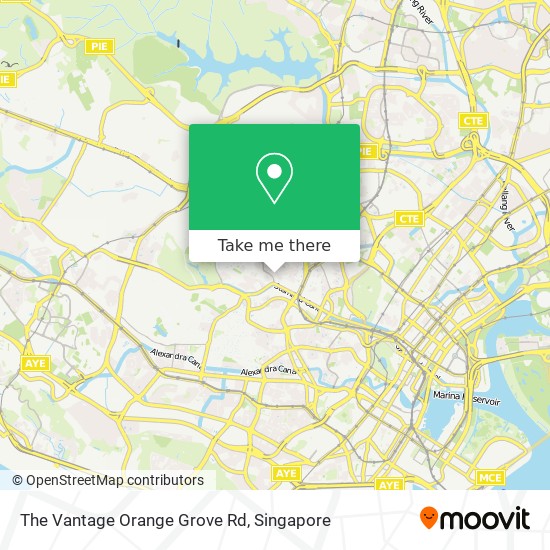 The Vantage Orange Grove Rd map