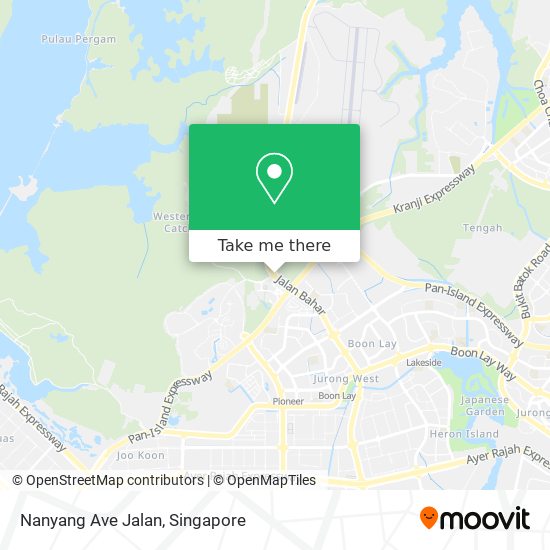 Nanyang Ave Jalan地图