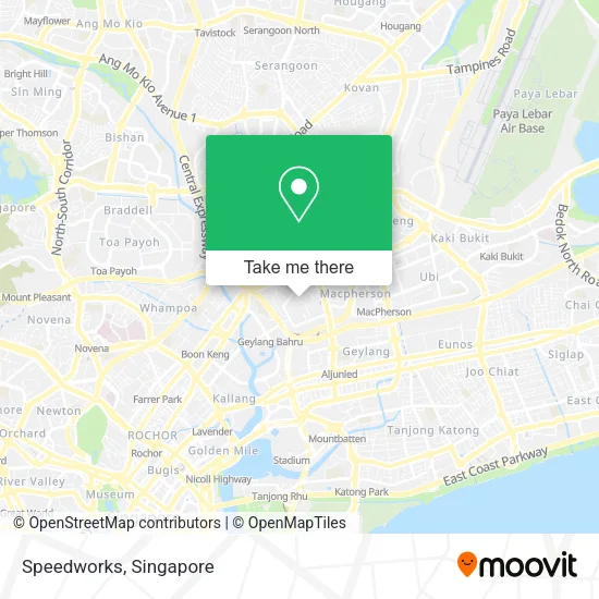 Speedworks map