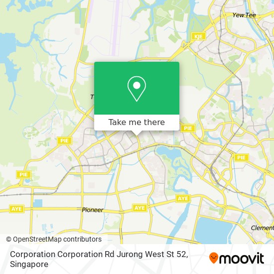 Corporation Corporation Rd Jurong West St 52 map