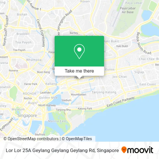 Lor Lor 25A Geylang Geylang Geylang Rd map