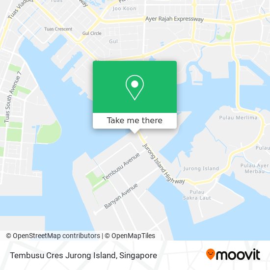 Tembusu Cres Jurong Island map