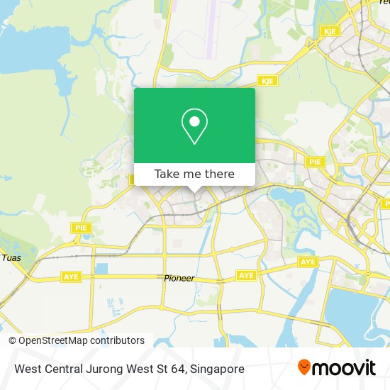 West Central Jurong West St 64 map