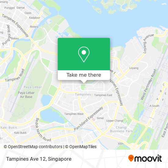 Tampines Ave 12 map