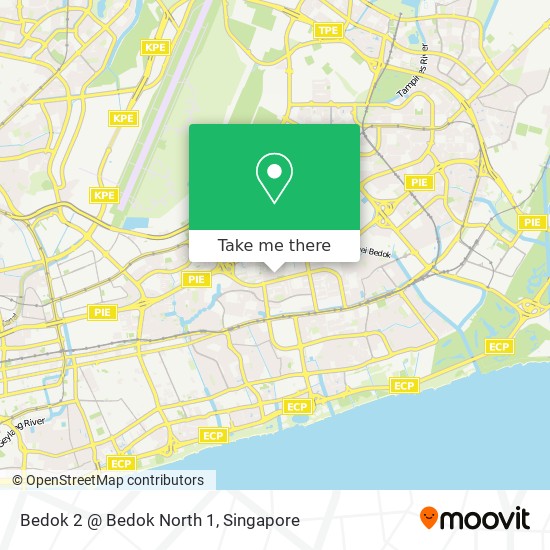 Bedok 2 @ Bedok North 1地图