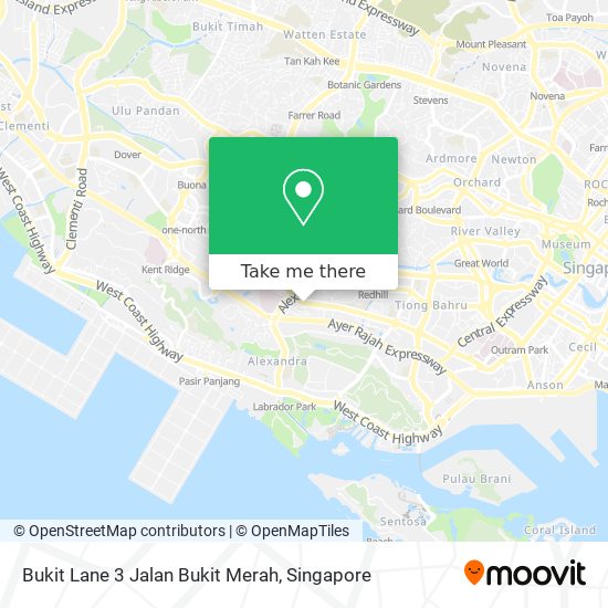 Bukit Lane 3 Jalan Bukit Merah map