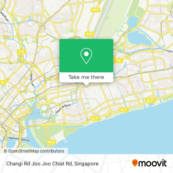 Changi Rd Joo Joo Chiat Rd地图