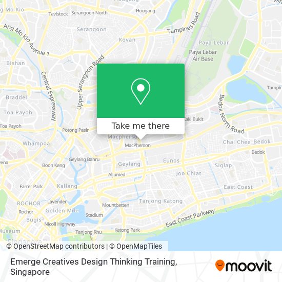 Emerge Creatives Design Thinking Training地图