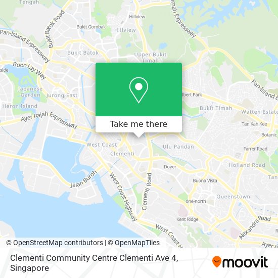 Clementi Community Centre Clementi Ave 4 map