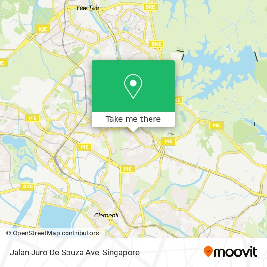 Jalan Juro De Souza Ave地图