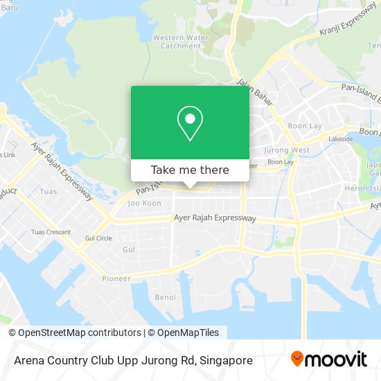 Arena Country Club Upp Jurong Rd map