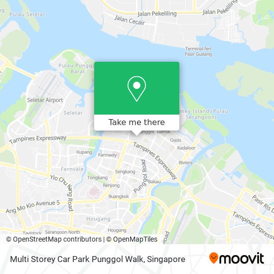 Multi Storey Car Park Punggol Walk地图