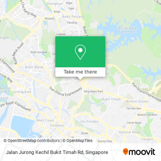 Jalan Jurong Kechil Bukit Timah Rd map