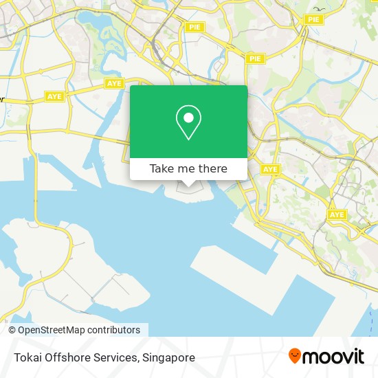 Tokai Offshore Services map