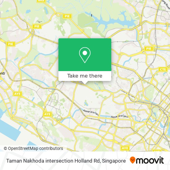 Taman Nakhoda intersection Holland Rd map