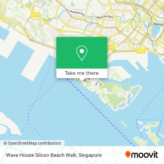 Wave House Siloso Beach Walk map