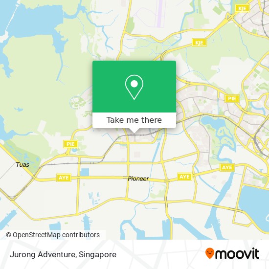 Jurong Adventure map