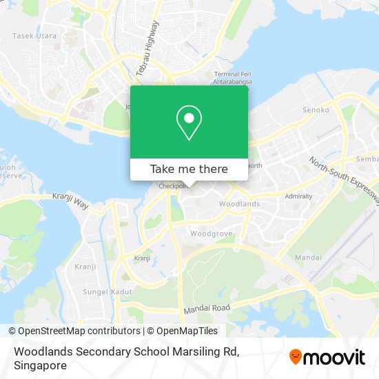 Woodlands Secondary School Marsiling Rd地图