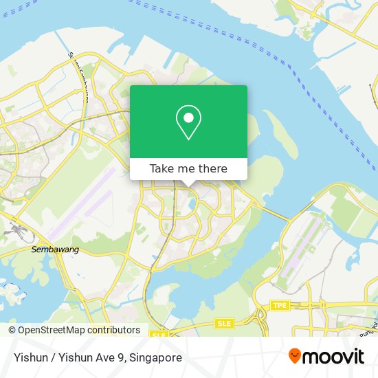 Yishun / Yishun Ave 9 map