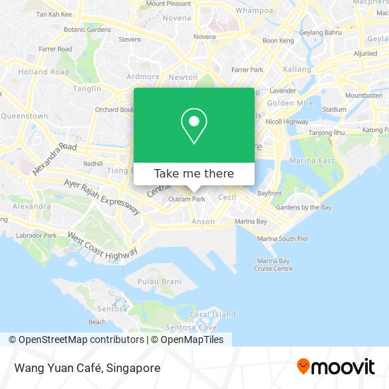 Wang Yuan Café map