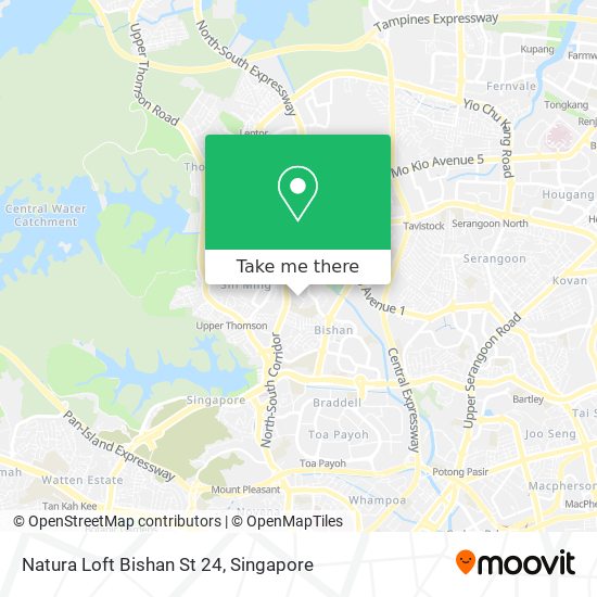 Natura Loft Bishan St 24 map