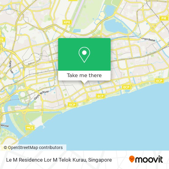 Le M Residence Lor M Telok Kurau地图