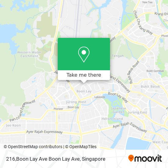 216,Boon Lay Ave Boon Lay Ave map