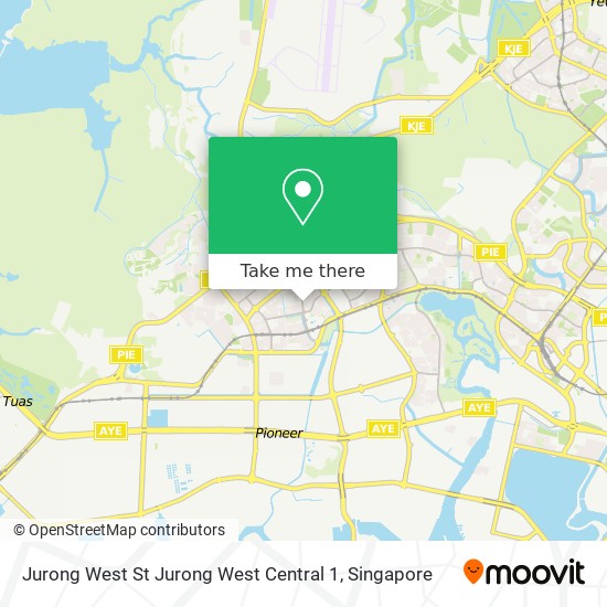 Jurong West St Jurong West Central 1 map