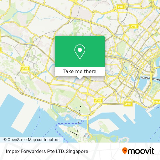 Impex Forwarders Pte LTD map
