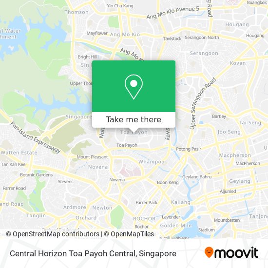 Central Horizon Toa Payoh Central map
