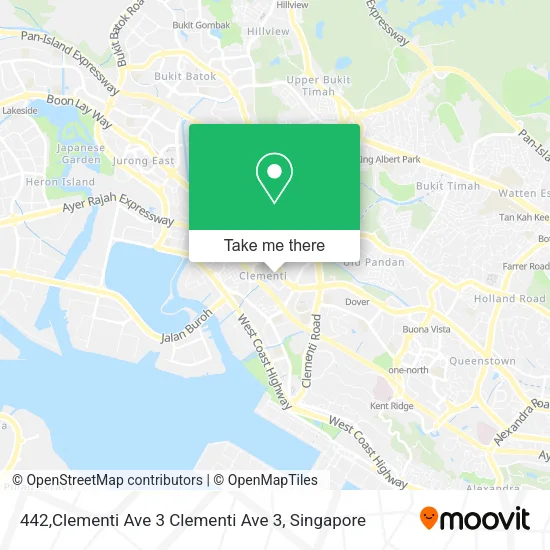 442,Clementi Ave 3 Clementi Ave 3地图