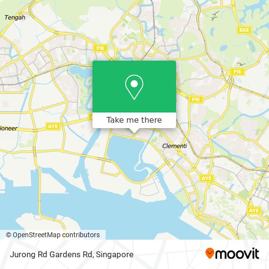 Jurong Rd Gardens Rd地图