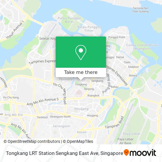 Tongkang LRT Station Sengkang East Ave地图