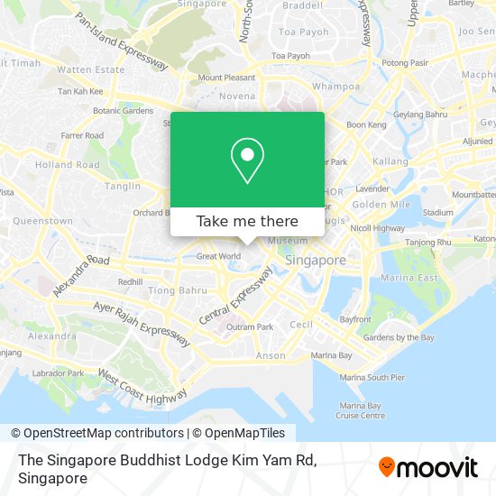 The Singapore Buddhist Lodge Kim Yam Rd map