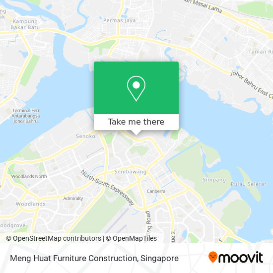 Meng Huat Furniture Construction map