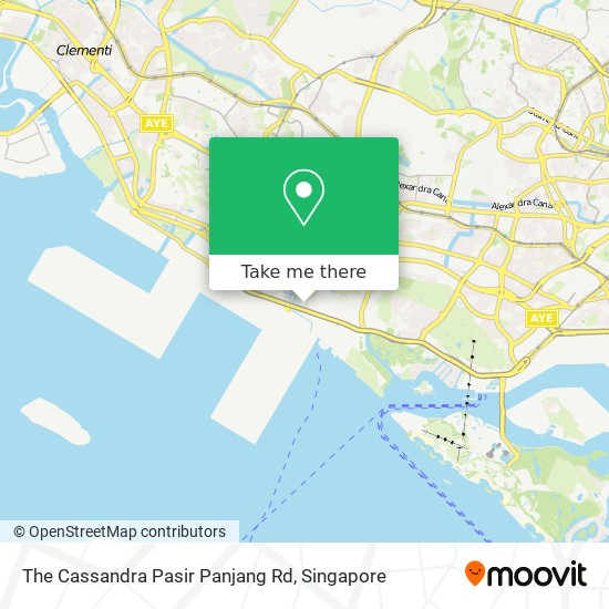 The Cassandra Pasir Panjang Rd map