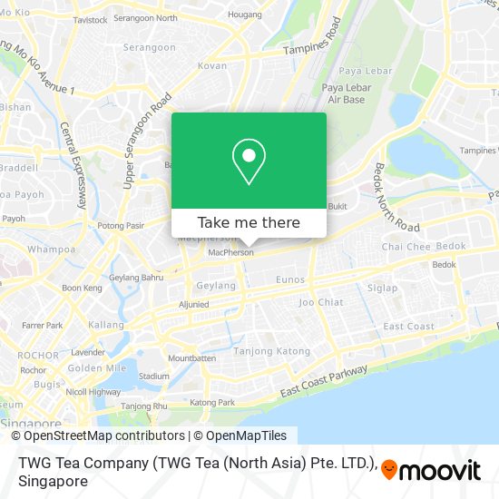 TWG Tea Company (TWG Tea (North Asia) Pte. LTD.) map