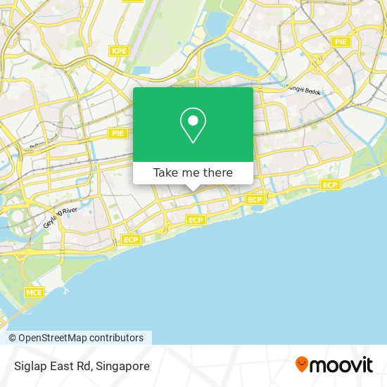 Siglap East Rd map