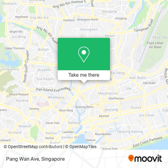 Pang Wan Ave map