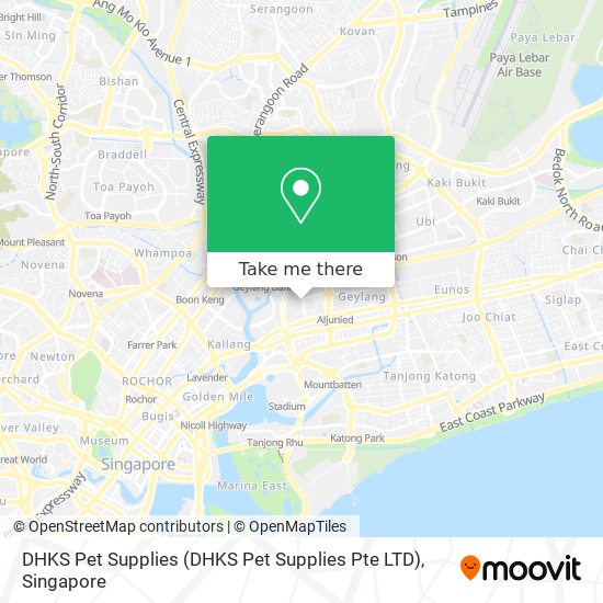 How to get to DHKS Pet Supplies DHKS Pet Supplies Pte LTD in