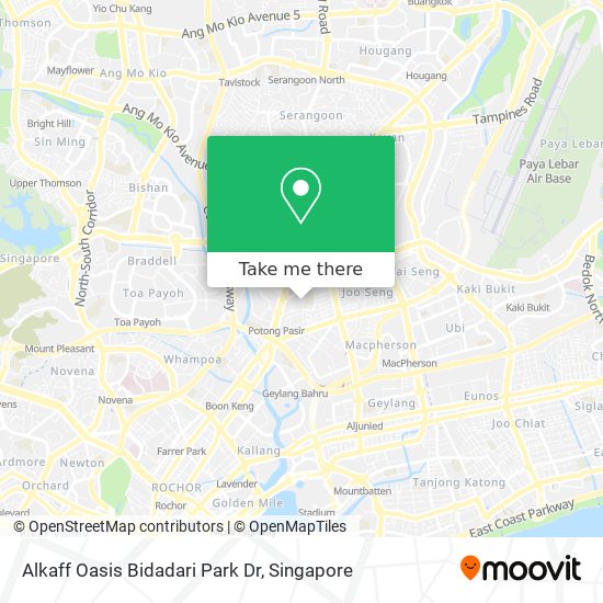 Alkaff Oasis Bidadari Park Dr map